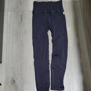 FP Movement by Free People Dark Ribbed Leggings Size XS/S